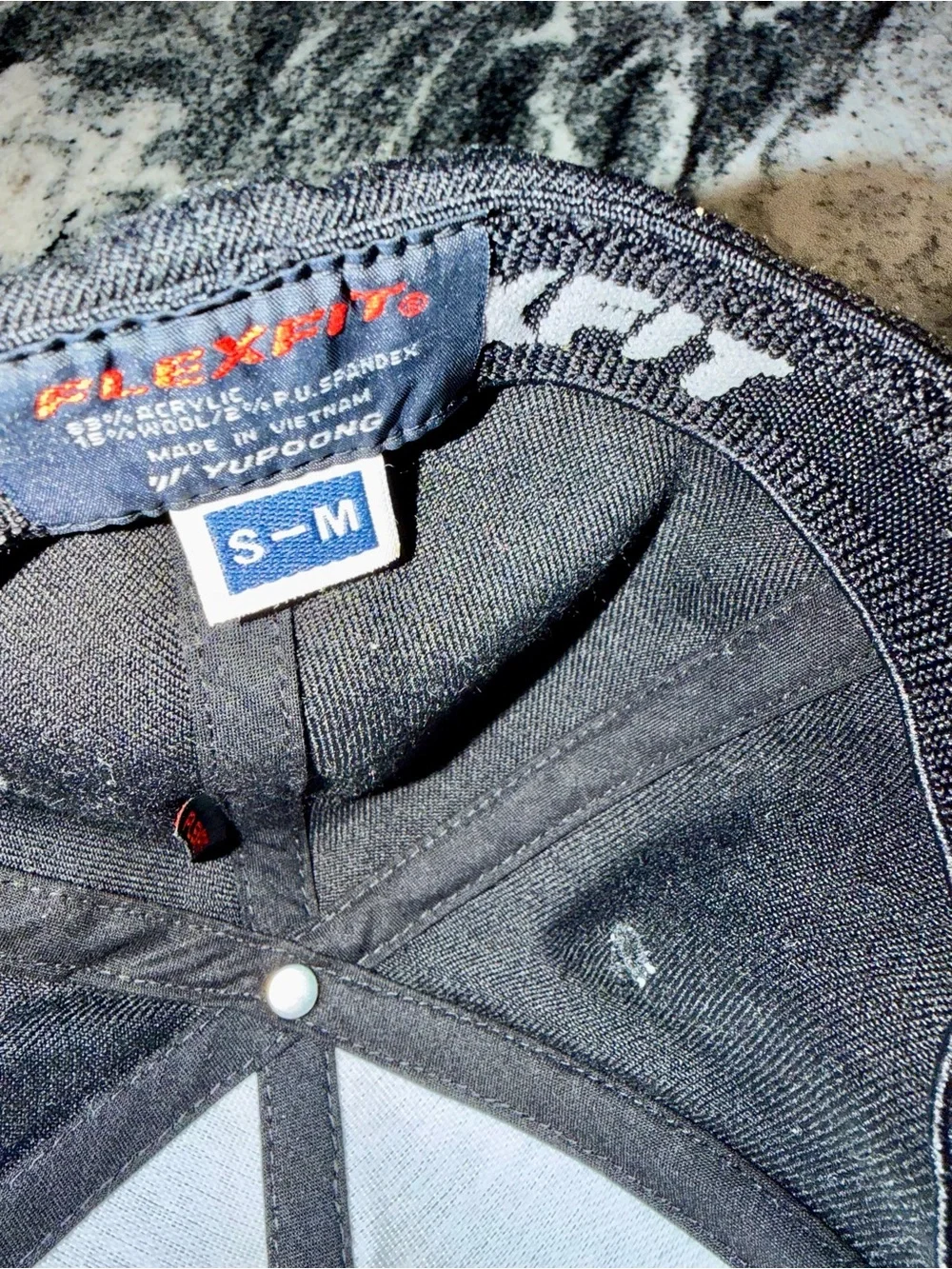 Black Cap with 'Working Harder Than A Ugly Stripper' Patch